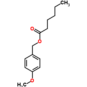 Hexanoic acid,(4-methoxyphenyl)methyl esterStructure,6624-60-8Structure Hexanoic acid,(4-methoxyphenyl)methyl ester Structure,6624-60-8Structure