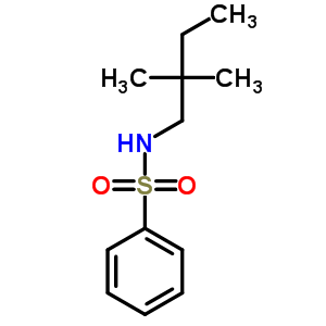 N-(2,2-dimethylbutyl)benzenesulfonamideStructure,6624-89-1Structure N-(2,2-dimethylbutyl)benzenesulfonamide Structure,6624-89-1Structure