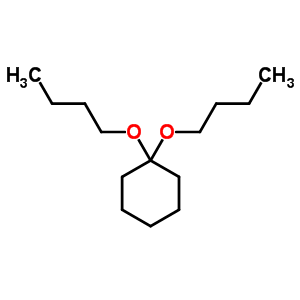 Cyclohexane,1,1-dibutoxy-Structure,6624-93-7Structure Cyclohexane,1,1-dibutoxy- Structure,6624-93-7Structure