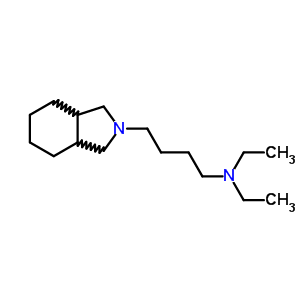 4-(1,3,3A,4,5,6,7,7a-八氫異吲哚-2-基)-N,N-二乙基-丁烷-1-胺結(jié)構(gòu)式_6626-48-8結(jié)構(gòu)式