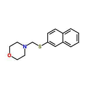 4-(Naphthalen-2-ylsulfanylmethyl)morpholineStructure,6632-07-1Structure 4-(Naphthalen-2-ylsulfanylmethyl)morpholine Structure,6632-07-1Structure