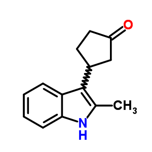 Cyclopentanone,3-(2-methyl-1h-indol-3-yl)-Structure,6637-16-7Structure Cyclopentanone,3-(2-methyl-1h-indol-3-yl)- Structure,6637-16-7Structure