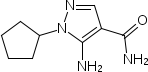5-Amino-1-cyclopentyl-1h-pyrazole-4-carboxamideStructure,666235-33-2Structure 5-Amino-1-cyclopentyl-1h-pyrazole-4-carboxamide Structure,666235-33-2Structure
