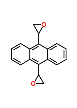 2,2-(9,10-蒽二基)雙-環(huán)氧乙烷結(jié)構(gòu)式_66842-43-1結(jié)構(gòu)式