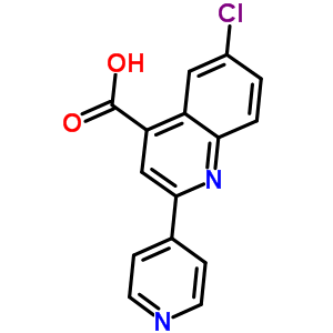 6-Chloro-2-pyridin-4-ylquinoline-4-carboxylic acidStructure,669708-95-6Structure 6-Chloro-2-pyridin-4-ylquinoline-4-carboxylic acid Structure,669708-95-6Structure