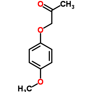1-(4-甲氧基苯氧基)-2-丙酮結(jié)構(gòu)式_6698-71-1結(jié)構(gòu)式