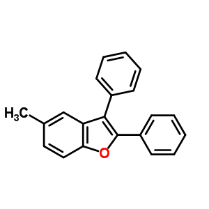 Benzofuran,5-methyl-2,3-diphenyl-Structure,6723-06-4Structure Benzofuran,5-methyl-2,3-diphenyl- Structure,6723-06-4Structure