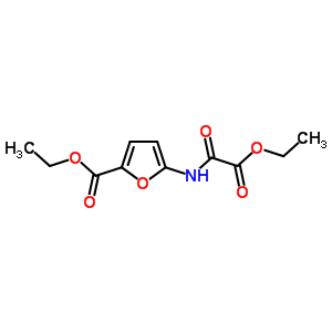 5-[(2-乙氧基-2-氧代乙?；?氨基]-2-呋喃羧酸乙酯結(jié)構(gòu)式_67318-13-2結(jié)構(gòu)式