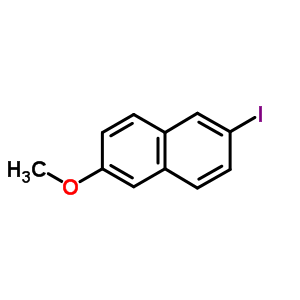 2-碘-6-甲氧基萘結(jié)構(gòu)式_67886-69-5結(jié)構(gòu)式