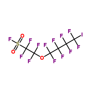 1,1,2,2-Tetrafluoro-2-(1,1,2,2,3,3,4,4-octafluoro-4-iodobutoxy)ethanesulfonyl fluorideStructure,67990-76-5Structure 1,1,2,2-Tetrafluoro-2-(1,1,2,2,3,3,4,4-octafluoro-4-iodobutoxy)ethanesulfonyl fluoride Structure,67990-76-5Structure