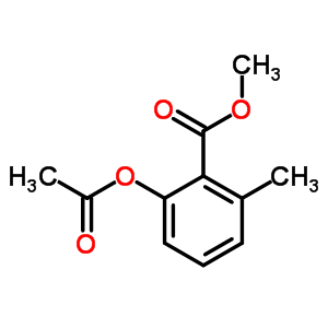 Benzoic acid,2-(acetyloxy)-6-methyl-, methyl esterStructure,68040-67-5Structure Benzoic acid,2-(acetyloxy)-6-methyl-, methyl ester Structure,68040-67-5Structure