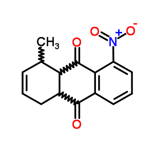 9,10-Anthracenedione,1,4,4a,9a-tetrahydro-1-methyl-8-nitro-Structure,68450-00-0Structure 9,10-Anthracenedione,1,4,4a,9a-tetrahydro-1-methyl-8-nitro- Structure,68450-00-0Structure