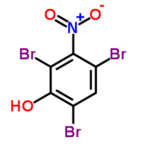 2,4,6-Tribromo-3-nitrophenolStructure,69076-62-6Structure 2,4,6-Tribromo-3-nitrophenol Structure,69076-62-6Structure