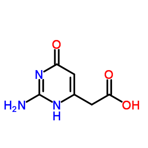 (9ci)-2-氨基-1,6-二氫-6-氧代-4-嘧啶乙酸結構式_6943-68-6結構式