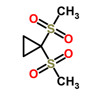 Cyclopropane,1,1-bis(methylsulfonyl)-Structure,6952-64-3Structure Cyclopropane,1,1-bis(methylsulfonyl)- Structure,6952-64-3Structure