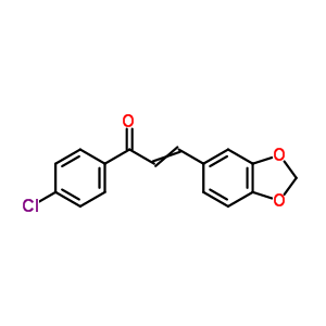 2-Propen-1-one,3-(1,3-benzodioxol-5-yl)-1-(4-chlorophenyl)-Structure,69538-64-3Structure 2-Propen-1-one,3-(1,3-benzodioxol-5-yl)-1-(4-chlorophenyl)- Structure,69538-64-3Structure