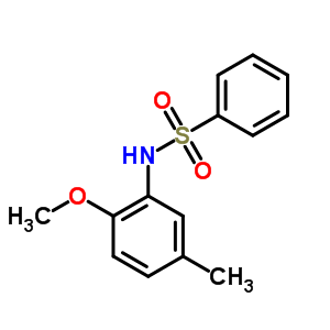 Benzenesulfonamide,n-(2-methoxy-5-methylphenyl)-Structure,6964-02-9Structure Benzenesulfonamide,n-(2-methoxy-5-methylphenyl)- Structure,6964-02-9Structure