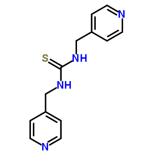Thiourea,n,n-bis(4-pyridinylmethyl)-Structure,6965-00-0Structure Thiourea,n,n-bis(4-pyridinylmethyl)- Structure,6965-00-0Structure