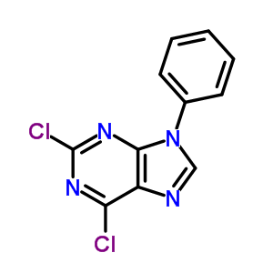 2,6-Dichloro-9-phenyl-purineStructure,6971-26-2Structure 2,6-Dichloro-9-phenyl-purine Structure,6971-26-2Structure