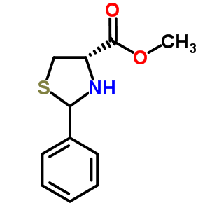 2-Phenylthiazolidine-4-carboxylic acid methyl esterStructure,69739-20-4Structure 2-Phenylthiazolidine-4-carboxylic acid methyl ester Structure,69739-20-4Structure