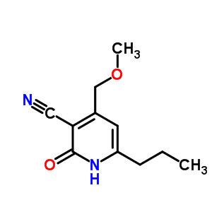 3-Pyridinecarbonitrile,1,2-dihydro-4-(methoxymethyl)-2-oxo-6-propyl-Structure,6974-13-6Structure 3-Pyridinecarbonitrile,1,2-dihydro-4-(methoxymethyl)-2-oxo-6-propyl- Structure,6974-13-6Structure