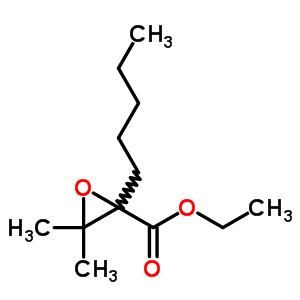 3,3-二甲基-2-戊基-2-環(huán)氧乙烷羧酸乙酯結(jié)構(gòu)式_6974-84-1結(jié)構(gòu)式