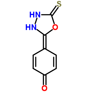 1,3,4-Oxadiazole-2(3h)-thione, 5-(4-hydroxyphenyl)-Structure,69829-90-9Structure 1,3,4-Oxadiazole-2(3h)-thione, 5-(4-hydroxyphenyl)- Structure,69829-90-9Structure