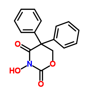 2H-1,3-oxazine-2,4(3h)-dione,dihydro-3-hydroxy-5,5-diphenyl-Structure,69956-54-3Structure 2H-1,3-oxazine-2,4(3h)-dione,dihydro-3-hydroxy-5,5-diphenyl- Structure,69956-54-3Structure