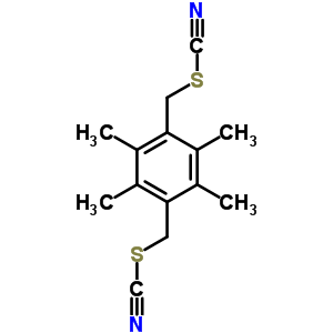 1,2,4,5-Tetramethyl-3,6-bis(thiocyanatomethyl)benzeneStructure,70477-55-3Structure 1,2,4,5-Tetramethyl-3,6-bis(thiocyanatomethyl)benzene Structure,70477-55-3Structure
