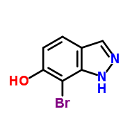 1H-indazol-6-ol, 7-bromo-Structure,705927-37-3Structure 1H-indazol-6-ol, 7-bromo- Structure,705927-37-3Structure