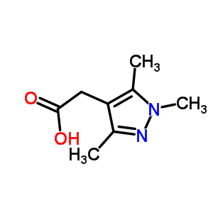 (1,3,5-Trimethyl-1h-pyrazol-4-yl)acetic acidStructure,70598-03-7Structure (1,3,5-Trimethyl-1h-pyrazol-4-yl)acetic acid Structure,70598-03-7Structure
