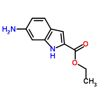 1H-indole-2-carboxylicacid,6-amino-,ethylester(9ci)Structure,71056-60-5Structure 1H-indole-2-carboxylicacid,6-amino-,ethylester(9ci) Structure,71056-60-5Structure