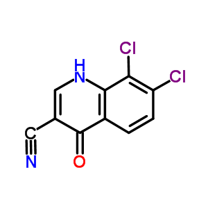 7,8-Dichloro-4-oxo-1,4-dihydroquinoline-3-carbonitrileStructure,71083-77-7Structure 7,8-Dichloro-4-oxo-1,4-dihydroquinoline-3-carbonitrile Structure,71083-77-7Structure