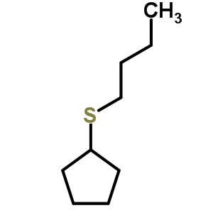 Cyclopentane, (butylthio)-Structure,7133-16-6Structure Cyclopentane, (butylthio)- Structure,7133-16-6Structure