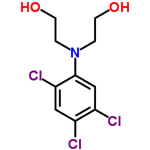 Ethanol, 2,2-((2,4,5-trichlorophenyl)imino)bis-Structure,7145-83-7Structure Ethanol, 2,2-((2,4,5-trichlorophenyl)imino)bis- Structure,7145-83-7Structure