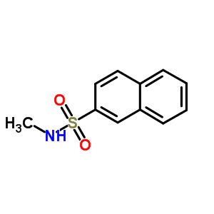 N-甲基-萘-2-磺酰胺結構式_7147-68-4結構式
