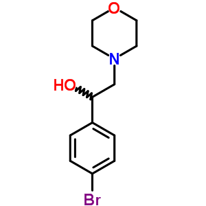 1-(4-Bromophenyl)-2-morpholinoethanolStructure,7155-26-2Structure 1-(4-Bromophenyl)-2-morpholinoethanol Structure,7155-26-2Structure