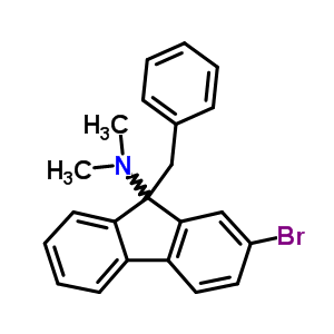 9-Benzyl-2-bromo-n,n-dimethyl-fluoren-9-amineStructure,71740-41-5Structure 9-Benzyl-2-bromo-n,n-dimethyl-fluoren-9-amine Structure,71740-41-5Structure