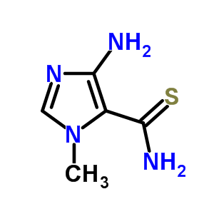 1H-imidazole-5-carbothioamide, 4-amino-1-methyl- Structure,71788-36-8Structure