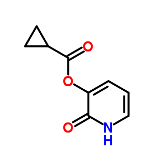 Cyclopropanecarboxylic acid, 1,2-dihydro-2-oxo-3-pyridinyl esterStructure,71847-92-2Structure Cyclopropanecarboxylic acid, 1,2-dihydro-2-oxo-3-pyridinyl ester Structure,71847-92-2Structure