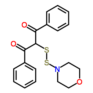 1,3-Propanedione,2-(4-morpholinyldithio)-1,3-diphenyl-Structure,72087-94-6Structure 1,3-Propanedione,2-(4-morpholinyldithio)-1,3-diphenyl- Structure,72087-94-6Structure