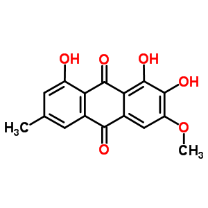 6-Methoxy-3-methyl-1,7,8-trihydroxy-anthraquinoneStructure,7213-59-4Structure 6-Methoxy-3-methyl-1,7,8-trihydroxy-anthraquinone Structure,7213-59-4Structure
