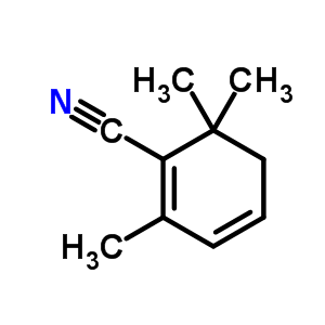 2,6,6-Trimethylcyclohexa-1,3-diene-1-carbonitrileStructure,72152-84-2Structure 2,6,6-Trimethylcyclohexa-1,3-diene-1-carbonitrile Structure,72152-84-2Structure