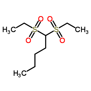 1,1-Bis(ethylsulfonyl)pentaneStructure,7255-99-4Structure 1,1-Bis(ethylsulfonyl)pentane Structure,7255-99-4Structure