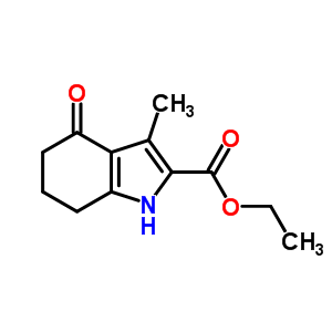 4,5,6,7-Tetrahydro-3-methyl-4-oxo-indole-2-carboxylicaciethylesterStructure,7272-58-4Structure 4,5,6,7-Tetrahydro-3-methyl-4-oxo-indole-2-carboxylicaciethylester Structure,7272-58-4Structure