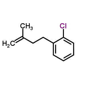 2-(3-甲基-3-丁烯-1-基)氯苯結(jié)構(gòu)式_731772-03-5結(jié)構(gòu)式