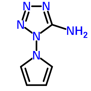 1H-tetrazol-5-amine,1-(1h-pyrrol-1-yl)-(9ci) Structure,73188-35-9Structure