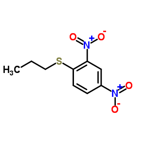 2,4-Dinitro-1-propylsulfanyl-benzeneStructure,7343-56-8Structure 2,4-Dinitro-1-propylsulfanyl-benzene Structure,7343-56-8Structure