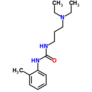 1-(3-Diethylaminopropyl)-3-(2-methylphenyl)ureaStructure,7356-26-5Structure 1-(3-Diethylaminopropyl)-3-(2-methylphenyl)urea Structure,7356-26-5Structure