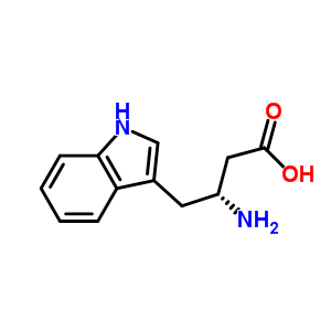 (R)-4-(indol-3-yl)-beta-homoalanineStructure,736131-01-4Structure (R)-4-(indol-3-yl)-beta-homoalanine Structure,736131-01-4Structure